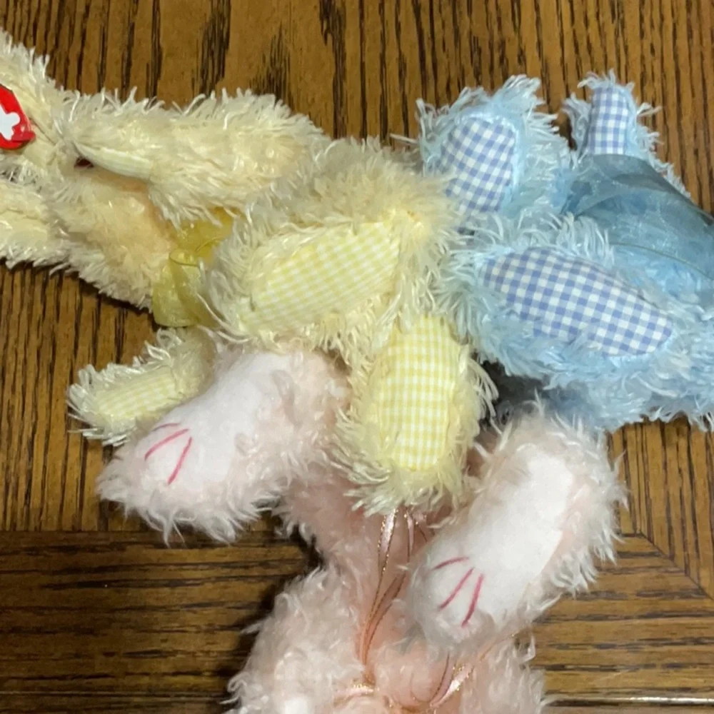 Cute Hutchins, Burrows & Blush Stuffed Animal Bunnies/Rabbits TyAttic Treasures